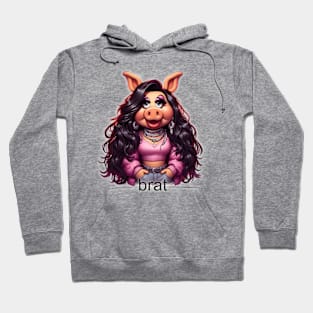 Miss Piggy is brat Hoodie